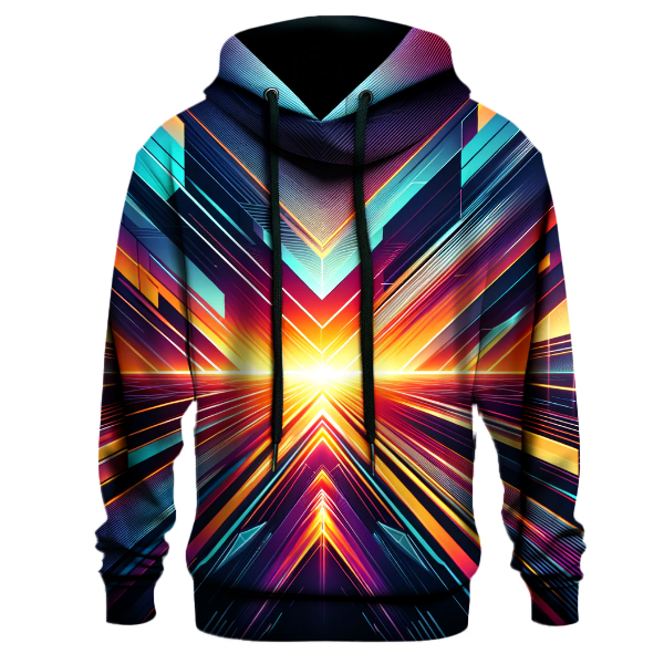 Electric Sunset Horizon Hoodie