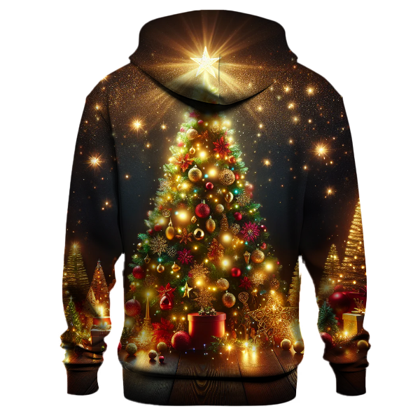 Twinkling Lights on a Christmas Tree Hoodie