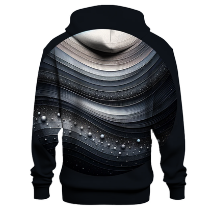 Charcoal Elegance Gradient Hoodie