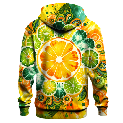 Summer Citrus Splash Hoodie