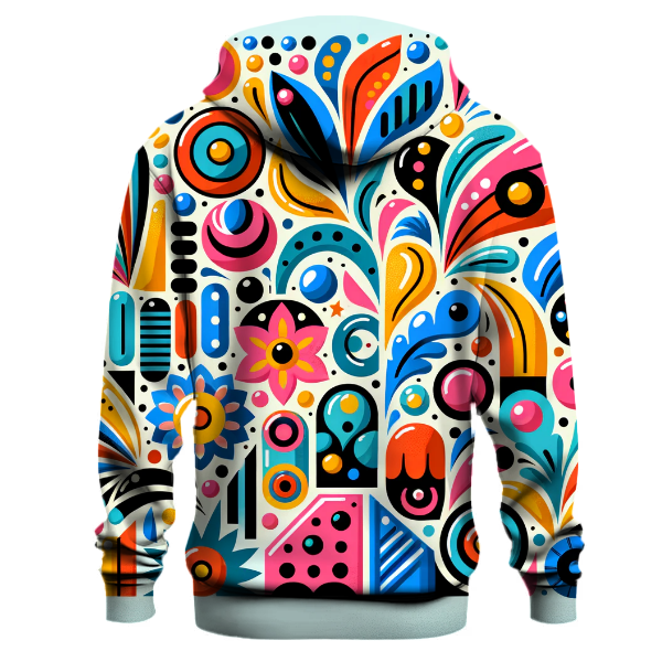 Funky Patterns and Colors Hoodie