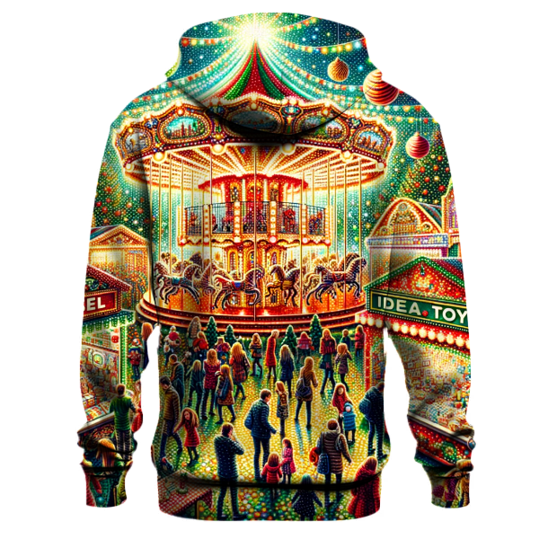 Whimsical Christmas Carnival Hoodie