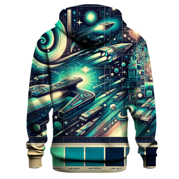 Retro Science Fiction Quest Hoodie Graphic Hoodies