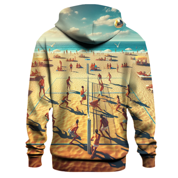 Beach Volleyball Sunshine Hoodie Custom Hoodies