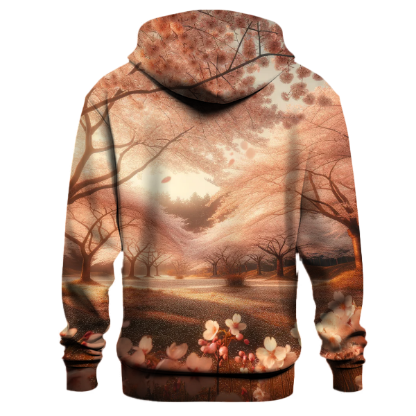 Serene Cherry Blossom Grove Hoodie