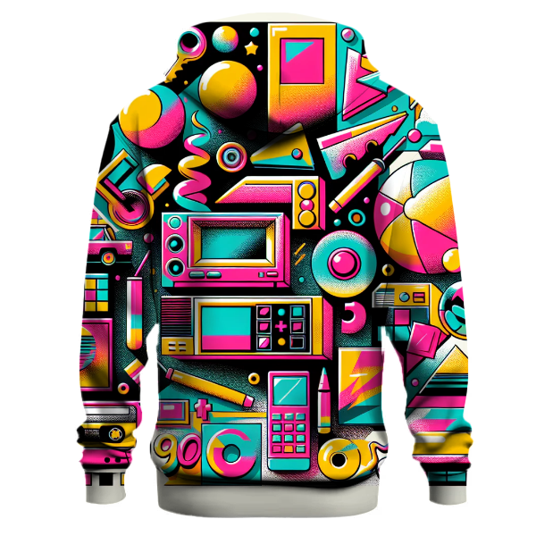 80s Pop Art Explosion Hoodie