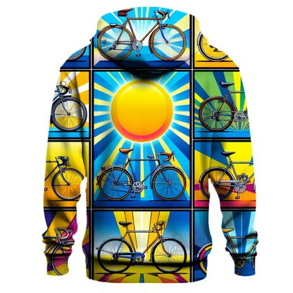 Classic Retro Bicycles Hoodie Custom Hoodies