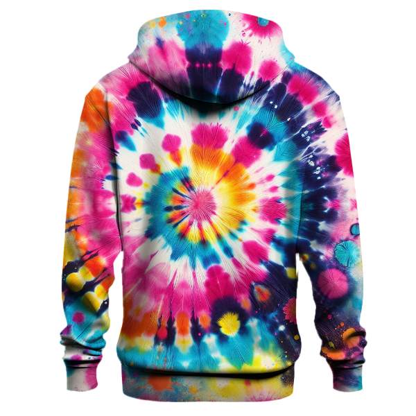 Festival Flares Tie-dye Design Hoodie