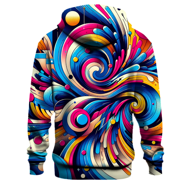 Electric Abstract Art Hoodie