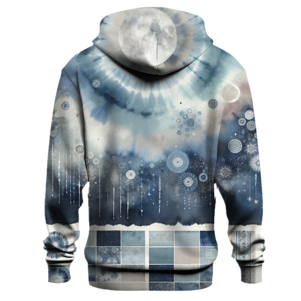 Ethereal Moonlight Tie-dye Design Hoodie