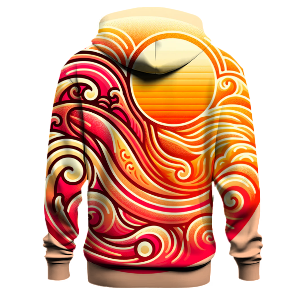 Sun-Kissed Coral Hoodie