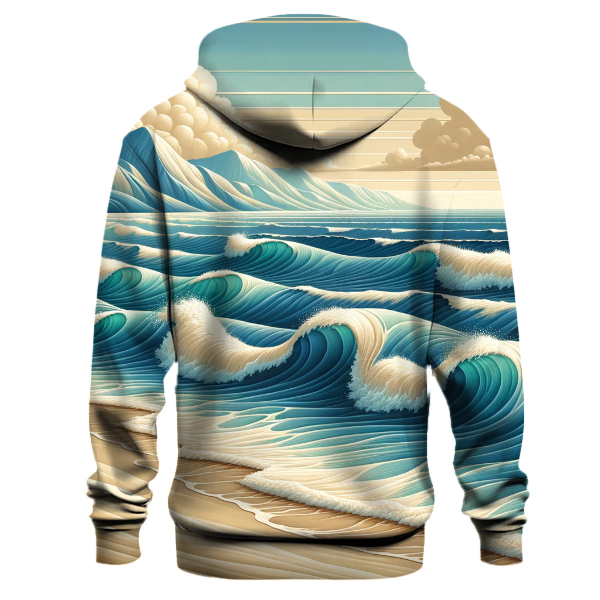 Ocean Wave Serenity Hoodie