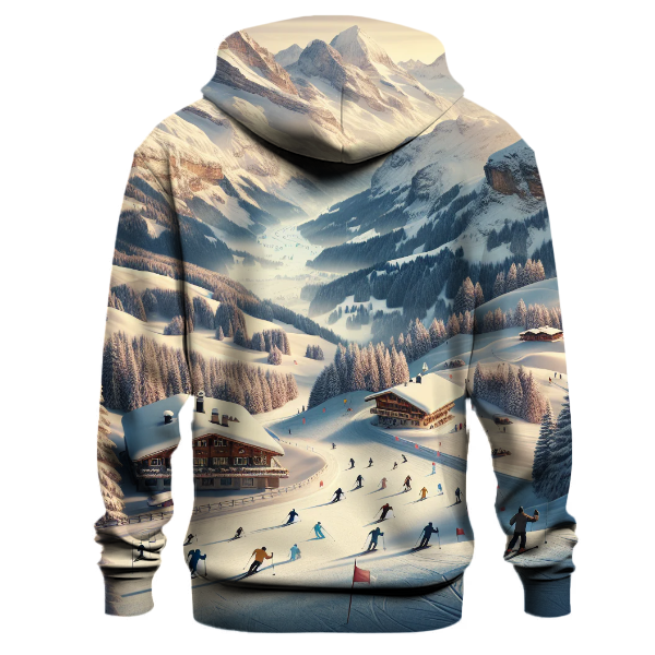 Skiing - Swiss Alps Hoodie