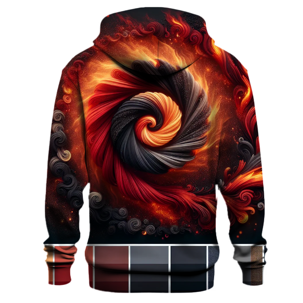 Enigmatic Ember Glow Hoodie