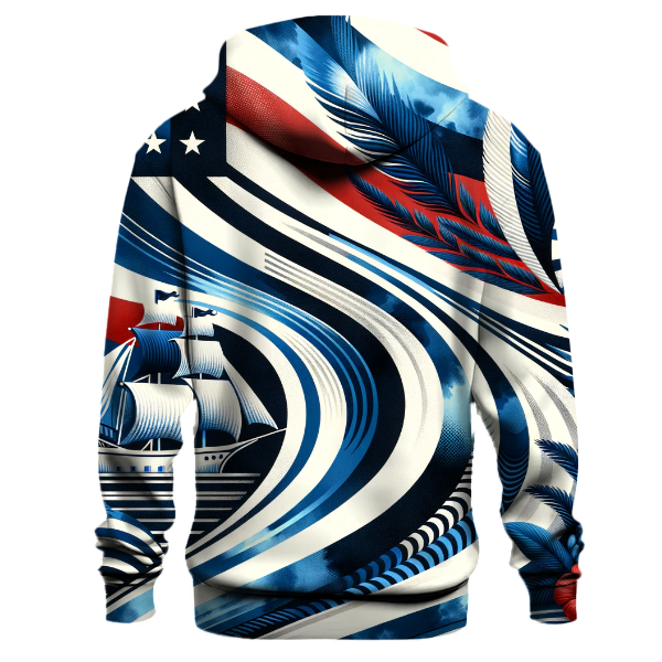 Nautical Stripes Symphony Hoodie