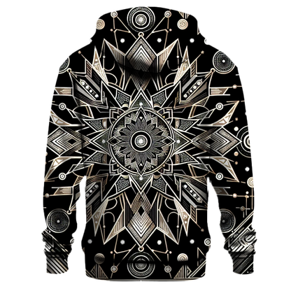 Vintage Starburst Elegance Hoodie