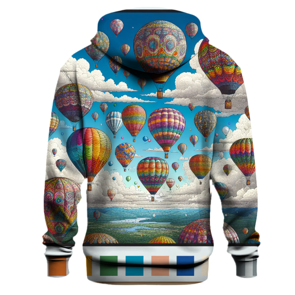 Whimsical Hot Air Balloon Adventure Hoodie