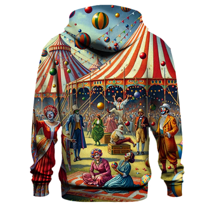 Vintage Christmas Circus Hoodie