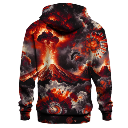 Volcanic Eruption Tie-Dye Hoodie