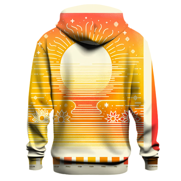 Vibrant Sunrise Gradient Hoodie