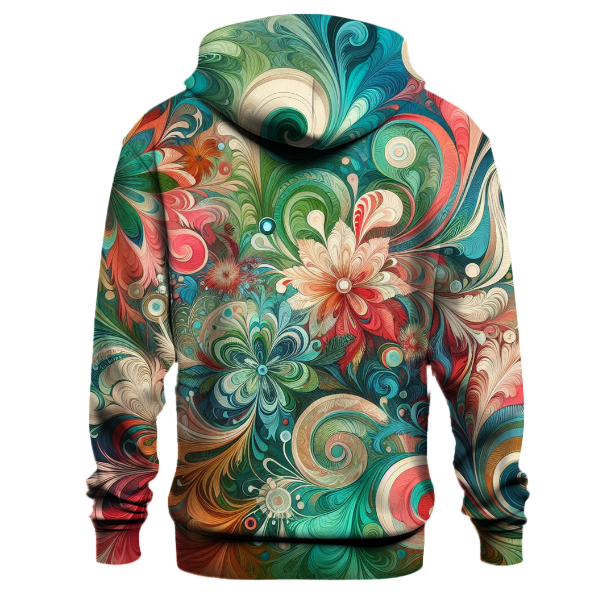 Tropical Tie-Dye Splash Hoodie