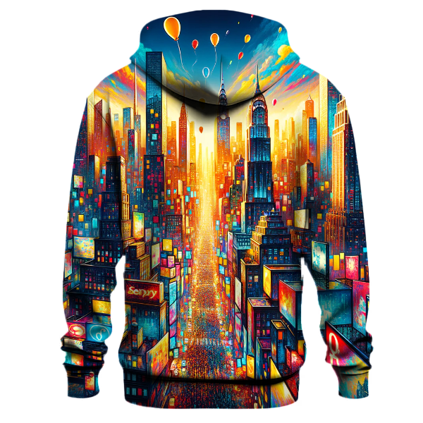 Dynamic Urban Landscape Hoodie