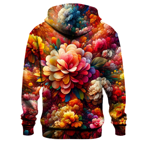 Floral Burst Explosion Hoodie