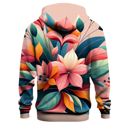 Abstract Flora Hoodie