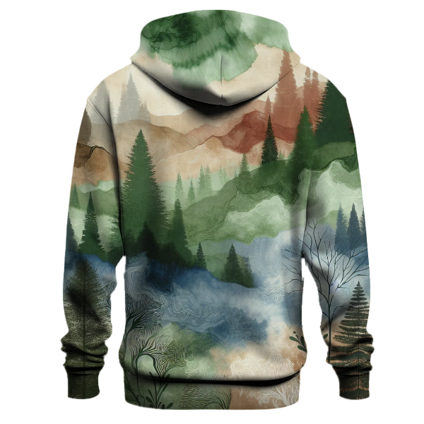 Twilight Forest Tie-dye Design Hoodie