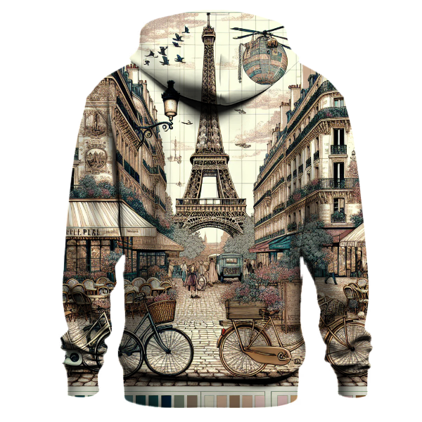 Elegant Vintage Paris Hoodie