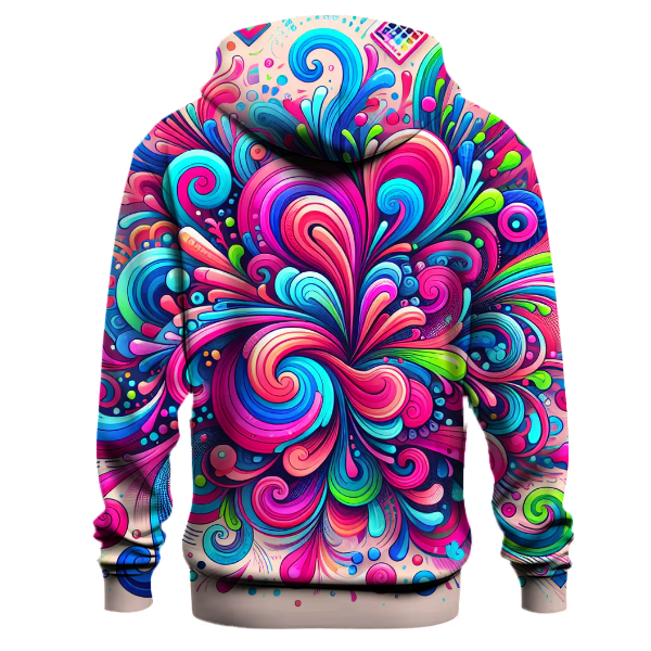 Electric Color Explosion Hoodie