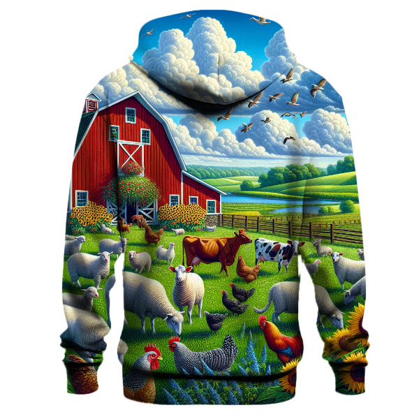 Rustic Farm Charm Hoodie