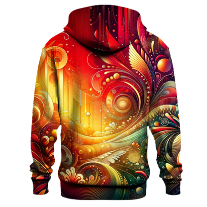 Vibrant Fiesta Gradient Hoodie