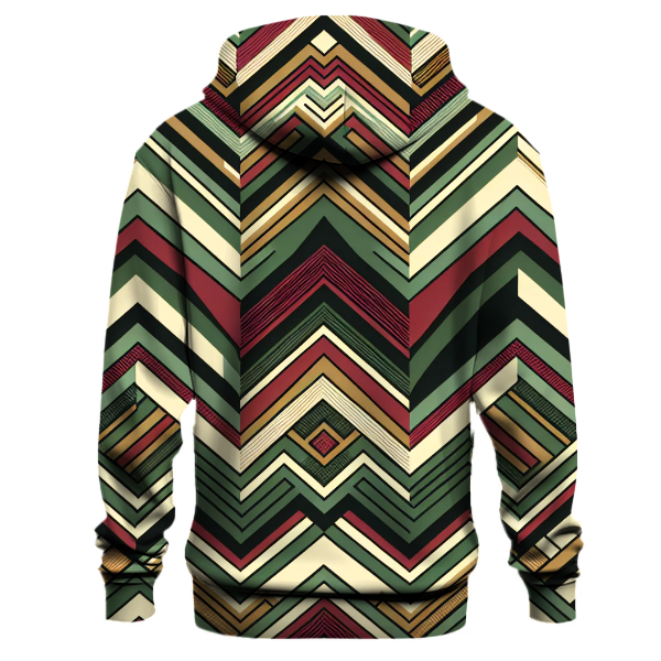 Groovy Chevron Vibes Hoodie Hoodies Fashion