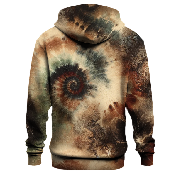 Rustic Earth Tie-dye Hoodie