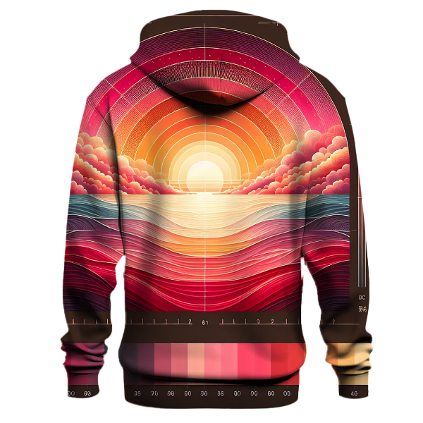 Prismatic Sunset Dreams Hoodie Lightweight Hoodies