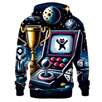 Retro Game On Hoodie