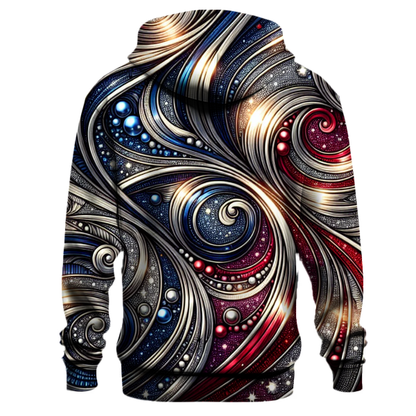 Disco Dreamscape Delight Hoodie Embroidered Hoodies