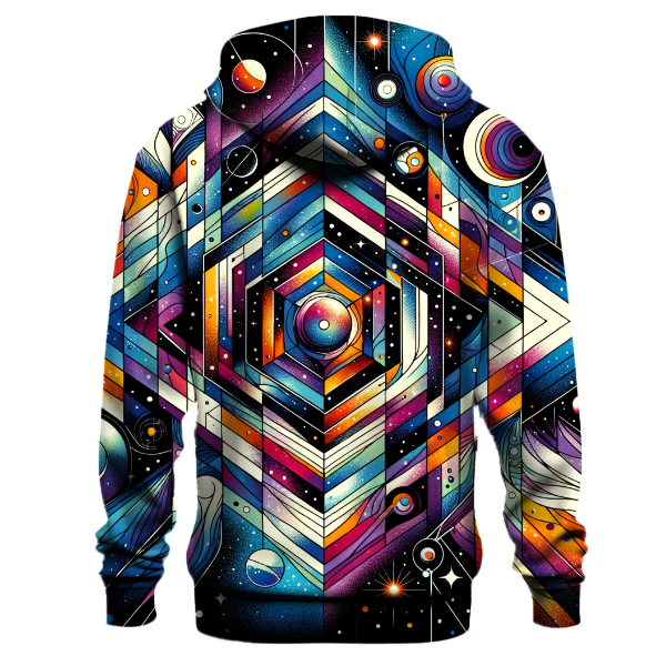 Cosmic Geometric Hoodie