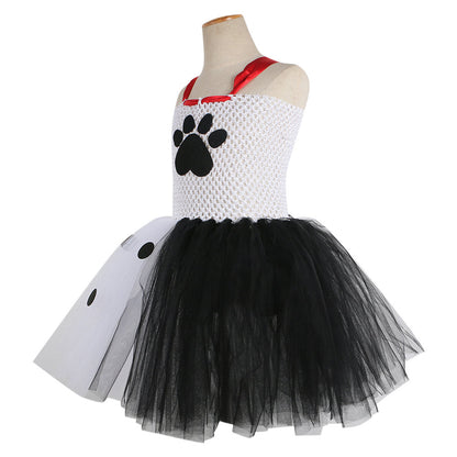 Girls Cruella De Vil Cosplay Costume