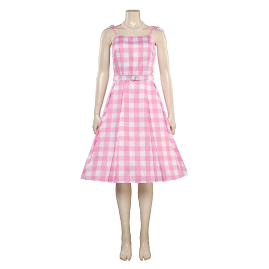 Barbie Plaid Dress Cosplay Costume