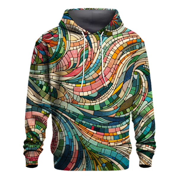 Funky Mosaic Splendor Hoodie Custom Hoodies