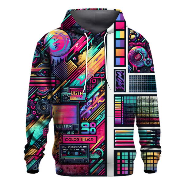 Digital Graffiti Groove Hoodie