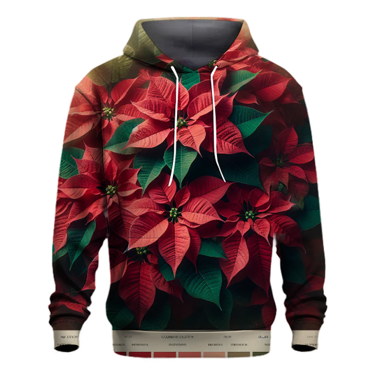 Festive Poinsettia Dreams Hoodie