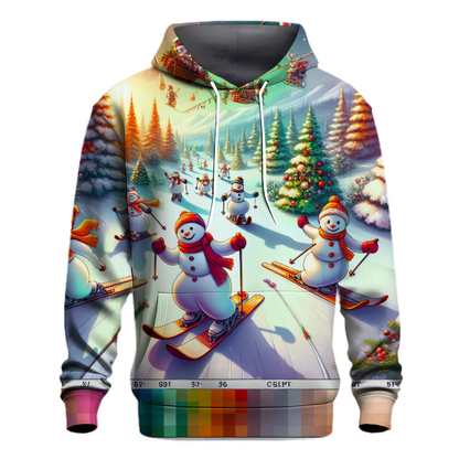 Winter Wonderland Skiing Hoodie