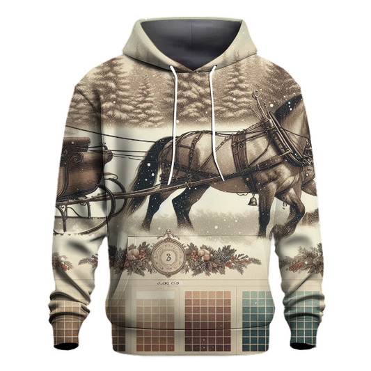 Vintage Sleigh Bells Ringing Hoodie