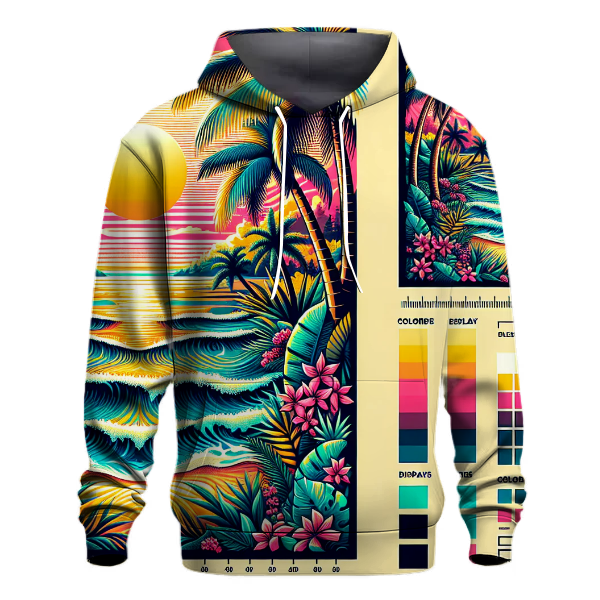 Tropical Retro Vibes Hoodie