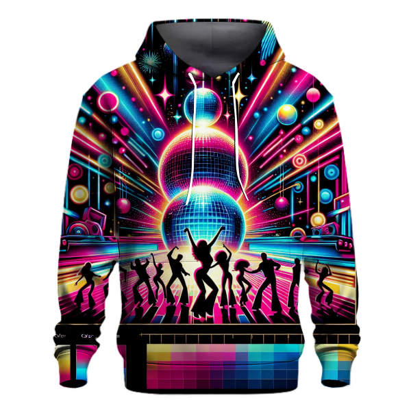 Electric Disco Nights Hoodie Pullover Hoodies