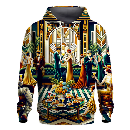 Art Deco Christmas Affair Hoodie