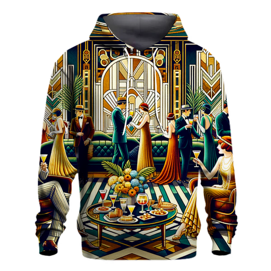 Art Deco Christmas Affair Hoodie